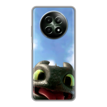 Силиконовый чехол на Realme 12 5G с принтом Как приручить дракона Силиконовый чехол на Realme 12 5G с принтом Как приручить дракона