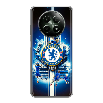 Силиконовый чехол на Realme 12 5G с принтом Chelsea Челси