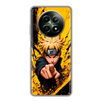 Силиконовый чехол на Realme 12 5G с принтом Naruto Наруто