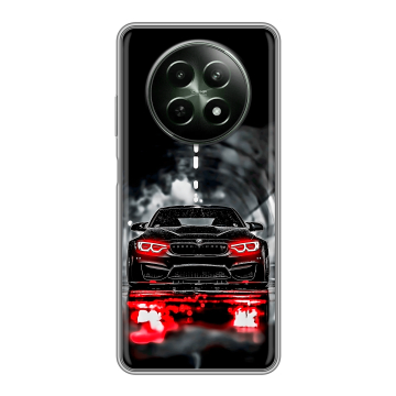 Силиконовый чехол на Realme 12 5G с принтом BMW БМВ Силиконовый чехол на Realme 12 5G с принтом BMW БМВ