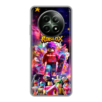 Силиконовый чехол на Realme 12 5G с принтом Roblox Роблокс Силиконовый чехол на Realme 12 5G с принтом Roblox Роблокс