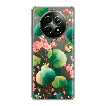 Силиконовый чехол на Realme 12 5G с принтом женский