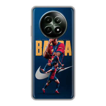 Силиконовый чехол на Realme 12 5G с принтом Барселона Barca Yamal 