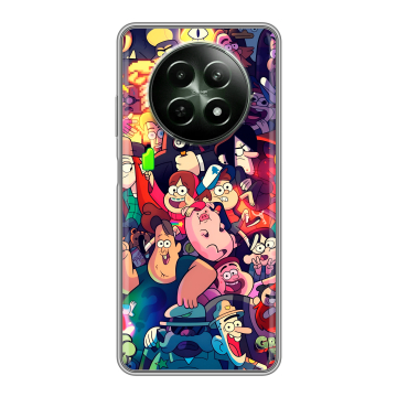 Силиконовый чехол на Realme 12 5G с принтом Gravity Falls Гравити Фолз Силиконовый чехол на Realme 12 5G с принтом Gravity Falls Гравити Фолз