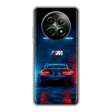 Силиконовый чехол на Realme 12 5G с принтом BMW БМВ