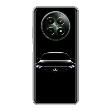 Силиконовый чехол на Realme 12 5G с принтом Mercedes Мерседес