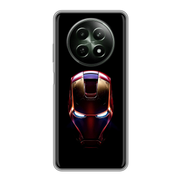 Силиконовый чехол на Realme 12 5G с принтом IronMan Железный человек