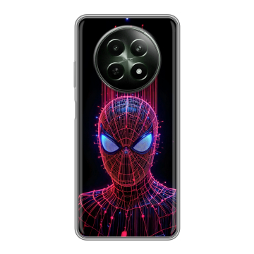 Силиконовый чехол на Realme 12 5G с принтом Spiderman Человек паук Силиконовый чехол на Realme 12 5G с принтом Spiderman Человек паук