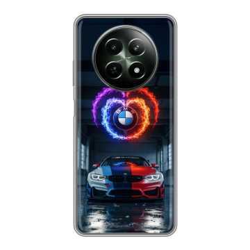 Силиконовый чехол на Realme 12 5G с принтом BMW БМВ Силиконовый чехол на Realme 12 5G с принтом BMW БМВ