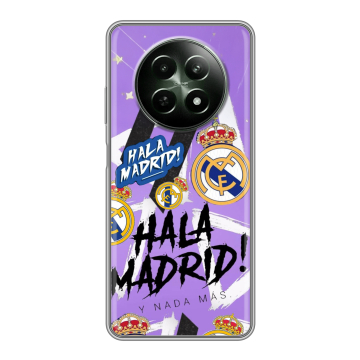 Силиконовый чехол на Realme 12 5G с принтом Real Madrid Реал Мадрид