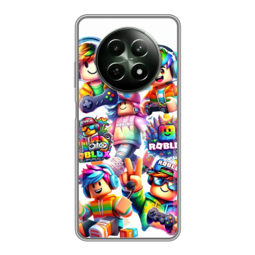 Силиконовый чехол на Realme 12 5G с принтом Roblox Роблокс Силиконовый чехол на Realme 12 5G с принтом Roblox Роблокс