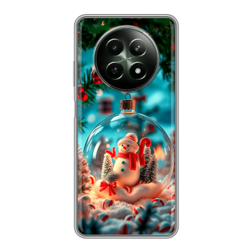 Силиконовый чехол на Realme 12 5G с принтом Новый год Силиконовый чехол на Realme 12 5G с принтом Новый год