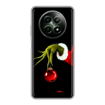 Силиконовый чехол на Realme 12 5G с принтом Новый год Гринч Силиконовый чехол на Realme 12 5G с принтом Новый год Гринч