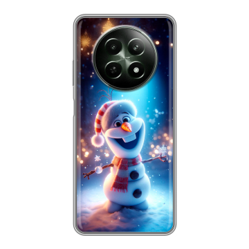 Силиконовый чехол на Realme 12 5G с принтом Новый год Силиконовый чехол на Realme 12 5G с принтом Новый год