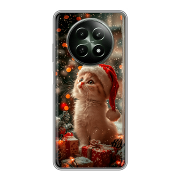 Силиконовый чехол на Realme 12 5G с принтом Новый год Силиконовый чехол на Realme 12 5G с принтом Новый год