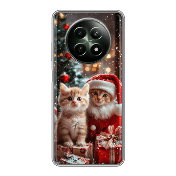 Силиконовый чехол на Realme 12 5G с принтом Новый год Силиконовый чехол на Realme 12 5G с принтом Новый год