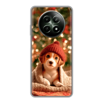 Силиконовый чехол на Realme 12 5G с принтом Новый год