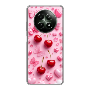 Силиконовый чехол на Realme 12 5G с принтом для девочек