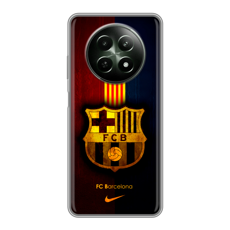 Силиконовый чехол на Realme 12 5G с принтом Барселона Barcelona Силиконовый чехол на Realme 12 5G с принтом Барселона Barcelona