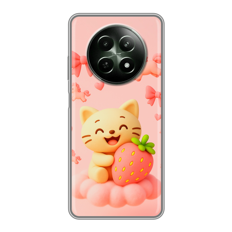 Силиконовый чехол на Realme 12 5G с принтом для девочек Силиконовый чехол на Realme 12 5G с принтом для девочек