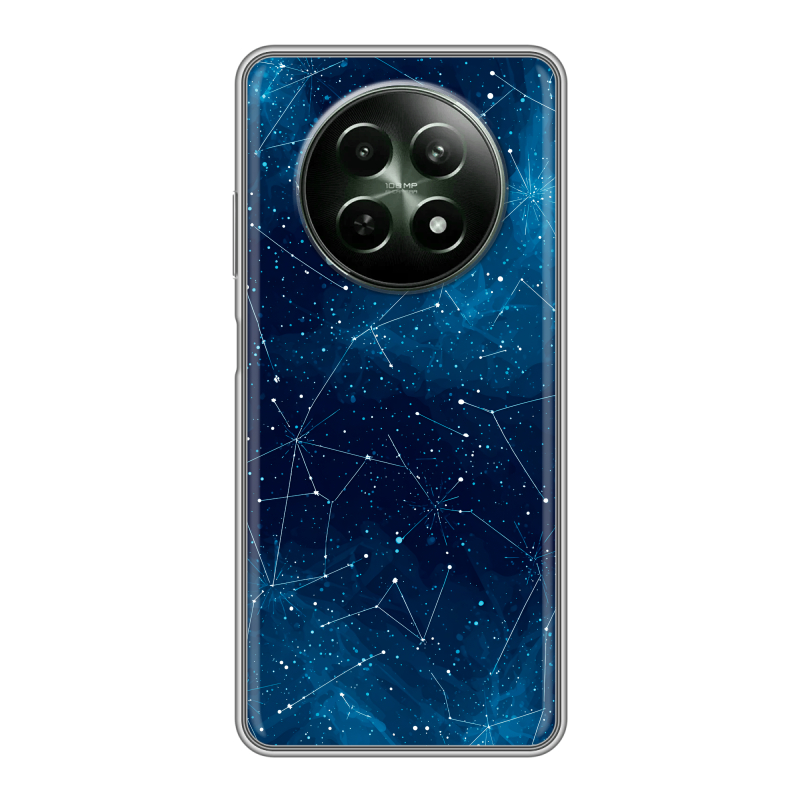 Силиконовый чехол на Realme 12 5G с принтом Космос звезды Силиконовый чехол на Realme 12 5G с принтом Космос звезды