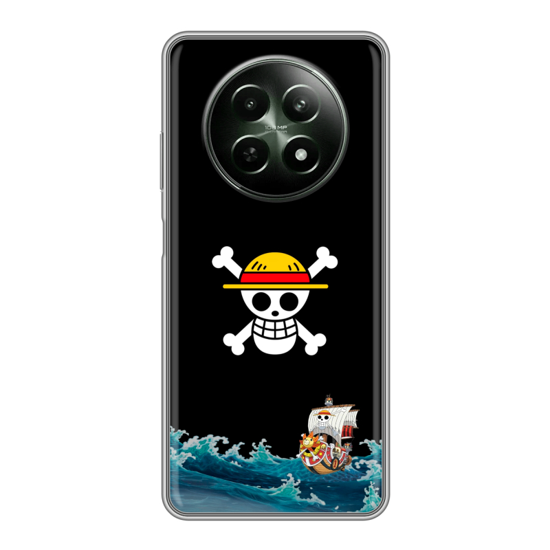 Силиконовый чехол на Realme 12 5G с принтом One Piece Ван Пис Силиконовый чехол на Realme 12 5G с принтом One Piece Ван Пис