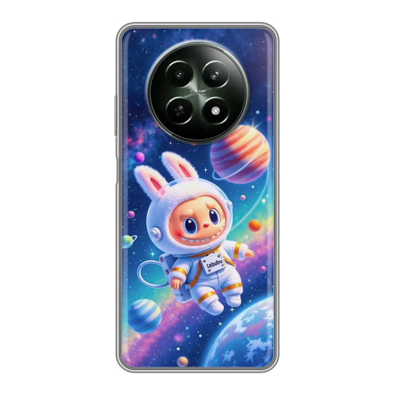 Силиконовый чехол на Realme 12 5G с принтом Labubu Лабубу Силиконовый чехол на Realme 12 5G с принтом Labubu Лабубу