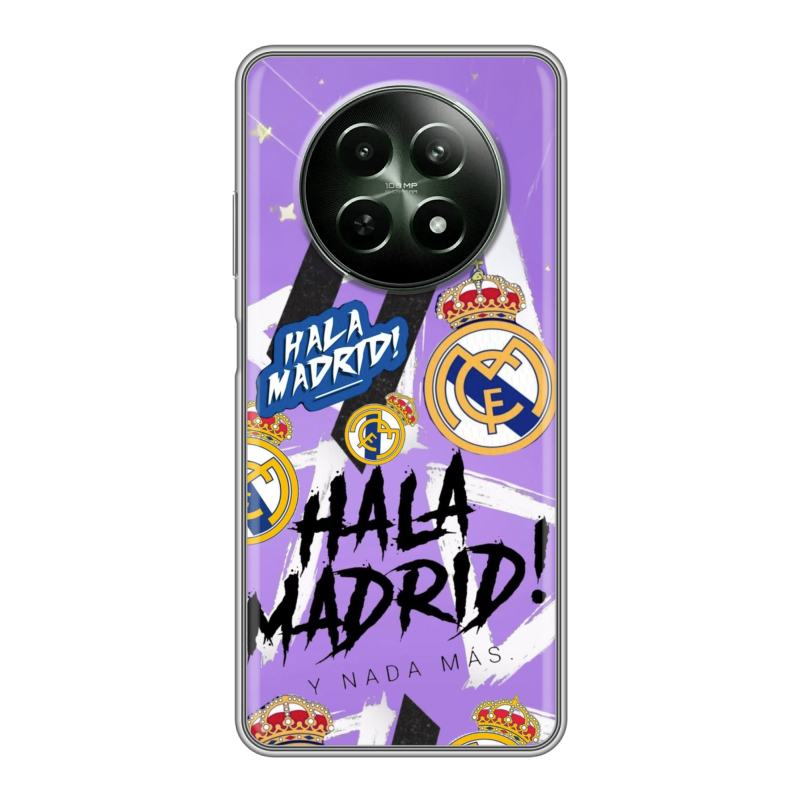 Силиконовый чехол на Realme 12 5G с принтом Real Madrid Реал Мадрид Силиконовый чехол на Realme 12 5G с принтом Real Madrid Реал Мадрид