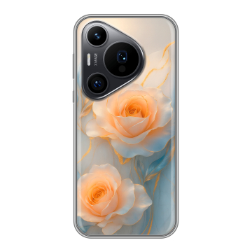 Силиконовый чехол на Huawei P70 Pro с принтом Женский