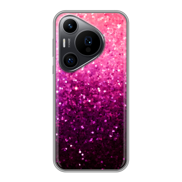 Силиконовый чехол на Huawei P70 Pro с принтом Блестки