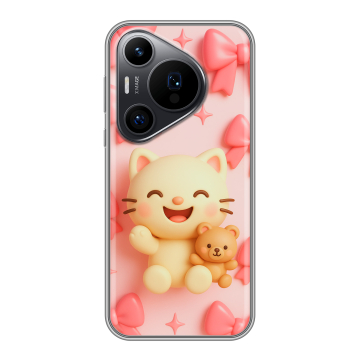 Силиконовый чехол на Huawei P70 Pro с принтом для девочек Силиконовый чехол на Huawei P70 Pro с принтом для девочек