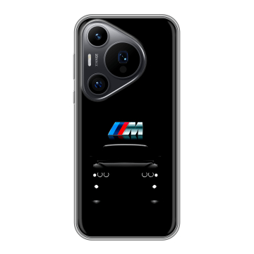 Силиконовый чехол на Huawei P70 Pro с принтом БМВ BMW