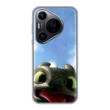 Силиконовый чехол на Huawei P70 Pro с принтом Как приручить дракона Силиконовый чехол на Huawei P70 Pro с принтом Как приручить дракона