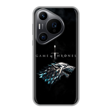 Силиконовый чехол на Huawei P70 Pro с принтом Игра Престолов Game Thrones Силиконовый чехол на Huawei P70 Pro с принтом Игра Престолов Game Thrones