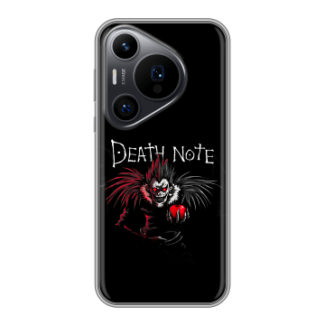 Силиконовый чехол на Huawei P70 Pro с принтом Death note Тетрадь смерти