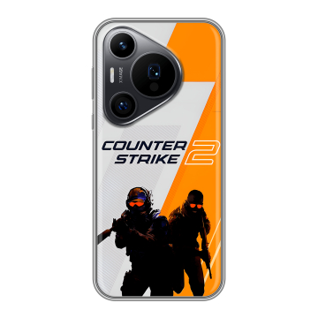 Силиконовый чехол на Huawei P70 Pro с принтом Counter Strike Силиконовый чехол на Huawei P70 Pro с принтом Counter Strike