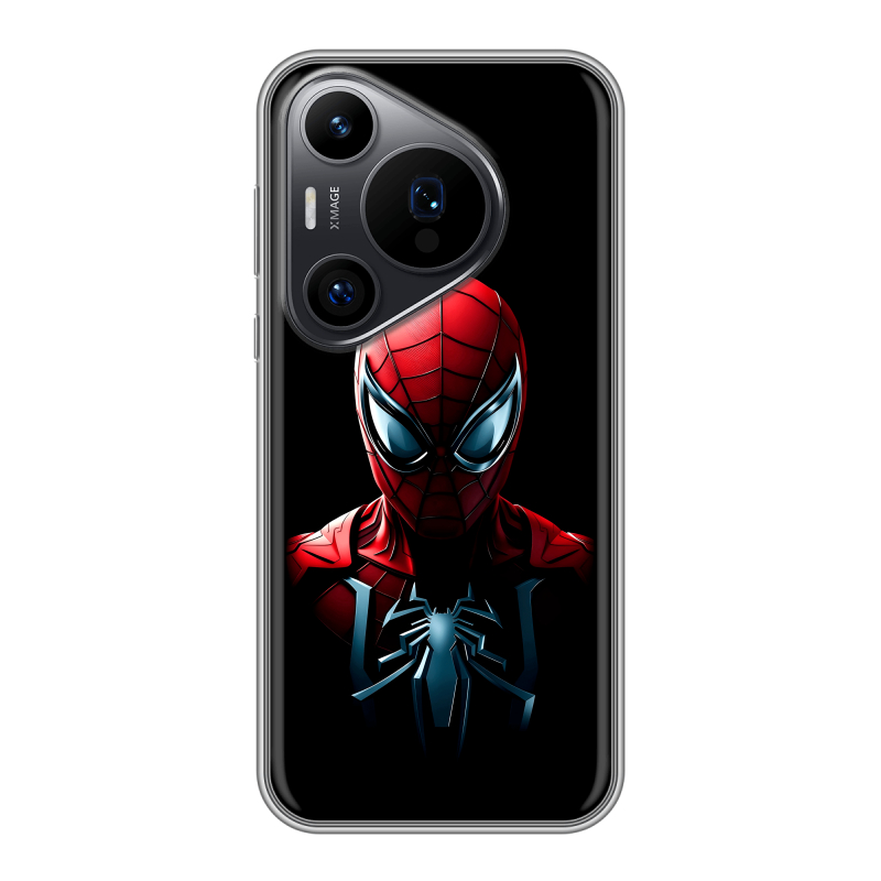 Силиконовый чехол на Huawei P70 Pro с принтом Spiderman Человек паук Силиконовый чехол на Huawei P70 Pro с принтом Spiderman Человек паук