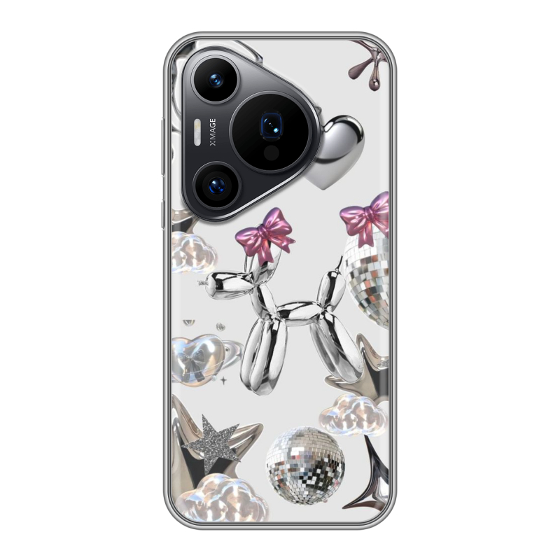 Силиконовый чехол на Huawei P70 Pro с принтом Y2K Силиконовый чехол на Huawei P70 Pro с принтом Y2K