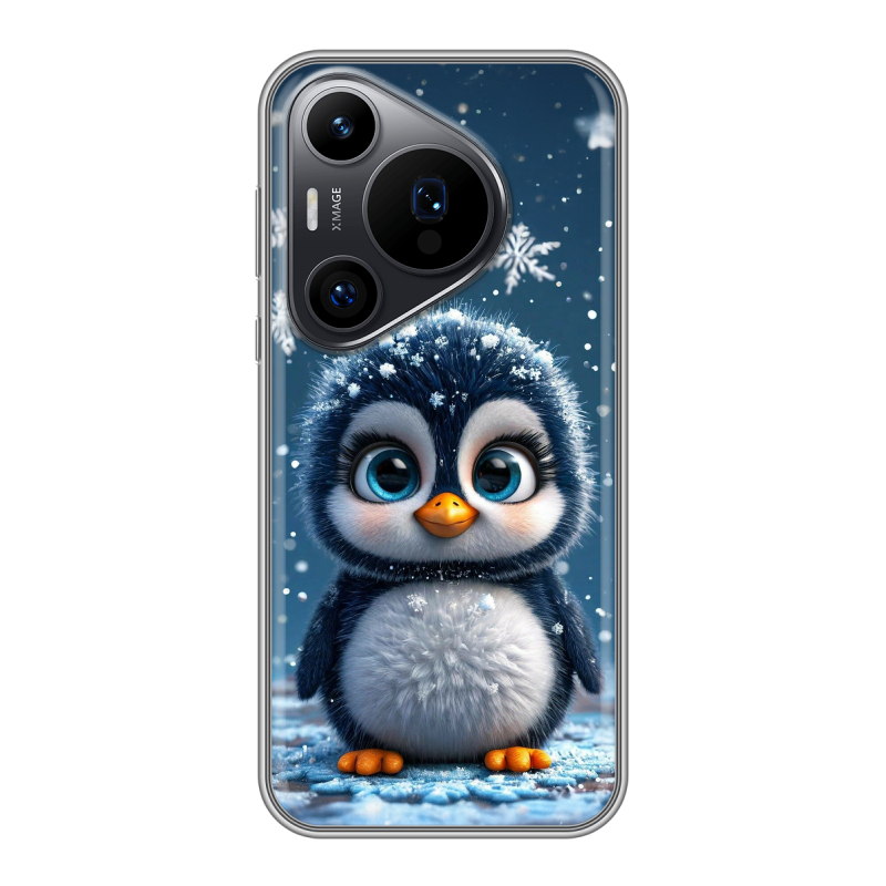 Силиконовый чехол на Huawei P70 Pro с принтом Новый год Силиконовый чехол на Huawei P70 Pro с принтом Новый год