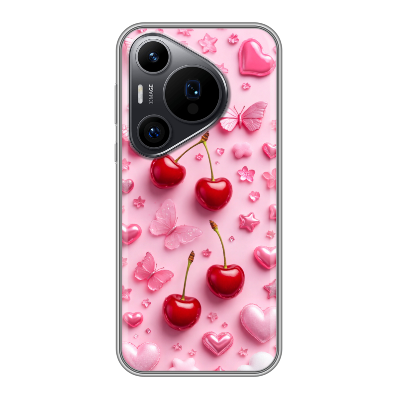 Силиконовый чехол на Huawei P70 Pro с принтом для девочек Силиконовый чехол на Huawei P70 Pro с принтом для девочек
