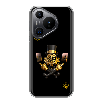 Силиконовый чехол на Huawei P70 с принтом Золотой скрудж макдак