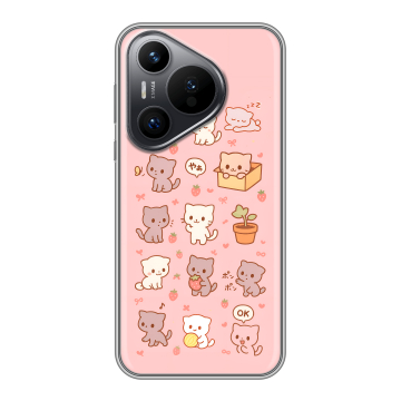 Силиконовый чехол на Huawei P70 с принтом Hello Kitty Хелоу Кити Силиконовый чехол на Huawei P70 с принтом Hello Kitty Хелоу Кити