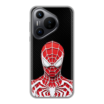 Силиконовый чехол на Huawei P70 с принтом человек паук spiderman Силиконовый чехол на Huawei P70 с принтом человек паук spiderman
