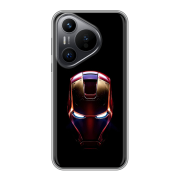 Силиконовый чехол на Huawei P70 с принтом IronMan Железный человек