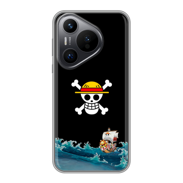 Силиконовый чехол на Huawei P70 с принтом One Piece Ван Пис