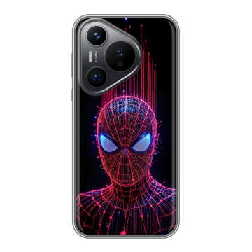 Силиконовый чехол на Huawei P70 с принтом Spiderman Человек паук