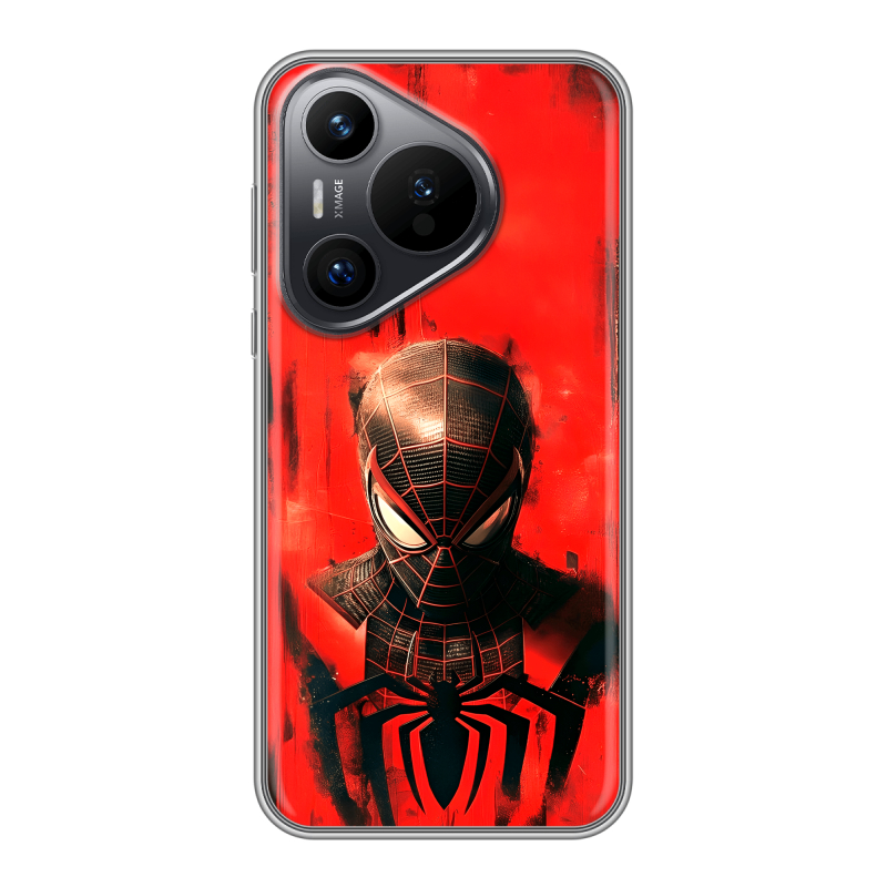 Силиконовый чехол на Huawei P70 с принтом человек паук spiderman Силиконовый чехол на Huawei P70 с принтом человек паук spiderman