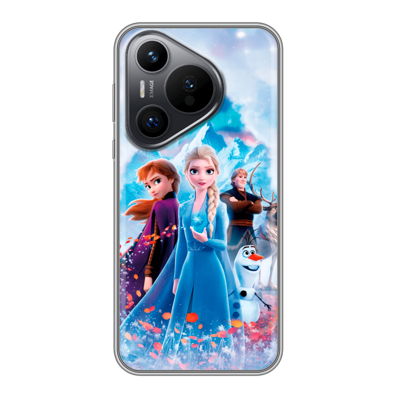 Силиконовый чехол на Huawei P70 с принтом Холодное сердце Frozen Силиконовый чехол на Huawei P70 с принтом Холодное сердце Frozen