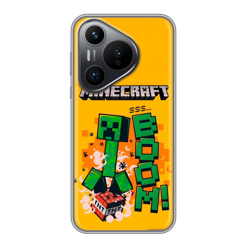 Силиконовый чехол на Huawei P70 с принтом Майнкрафт Minecraft Силиконовый чехол на Huawei P70 с принтом Майнкрафт Minecraft