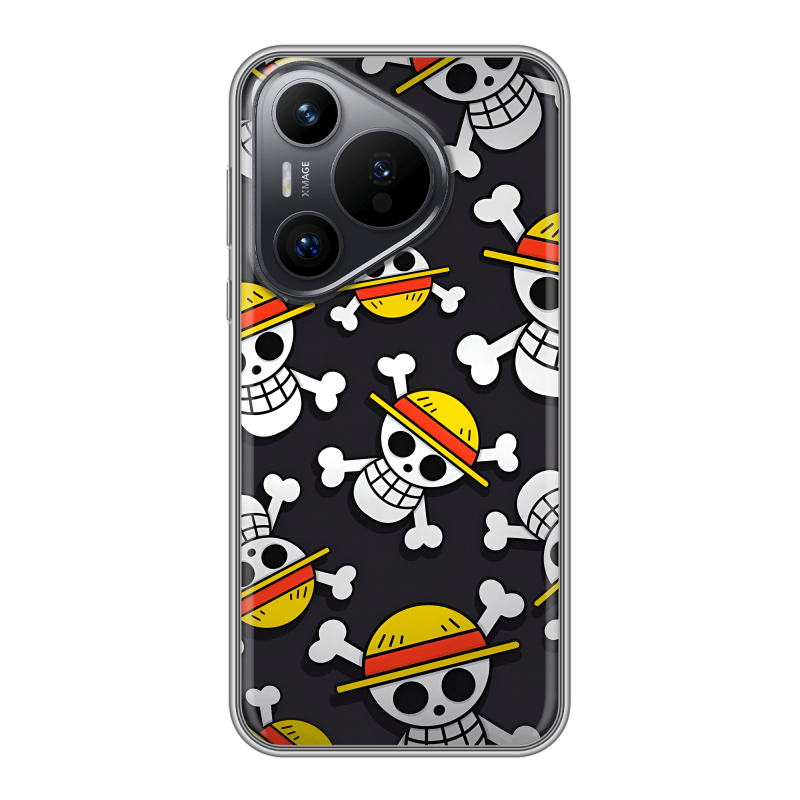 Силиконовый чехол на Huawei P70 с принтом One Piece Ван Пис Силиконовый чехол на Huawei P70 с принтом One Piece Ван Пис